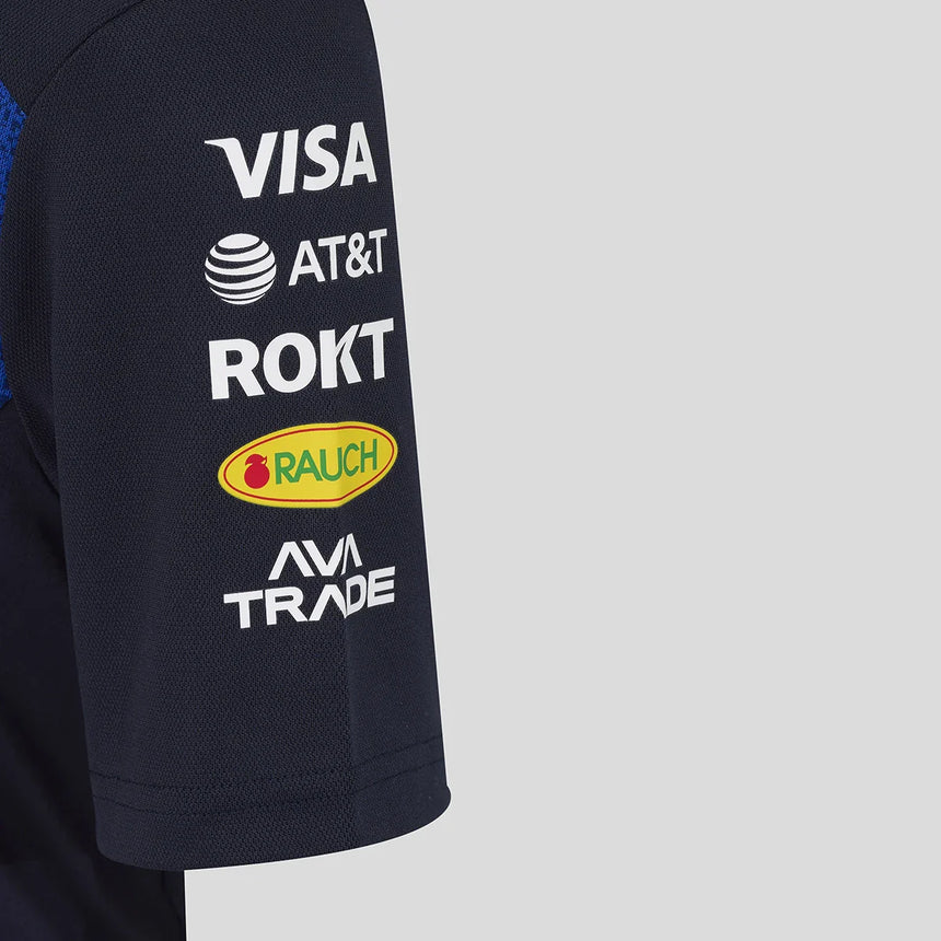 Red Bull polo, echipă, copii, albastru