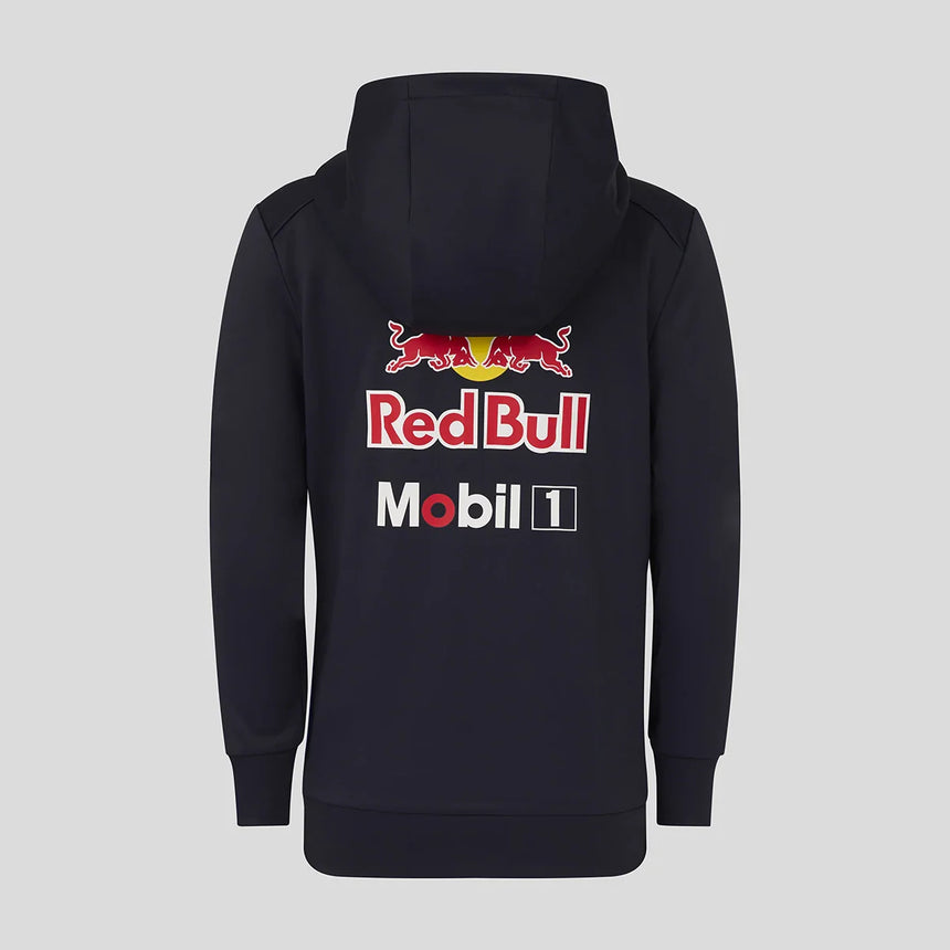 Hanorac cu glugă Red Bull, de echipă, pentru copii, albastru