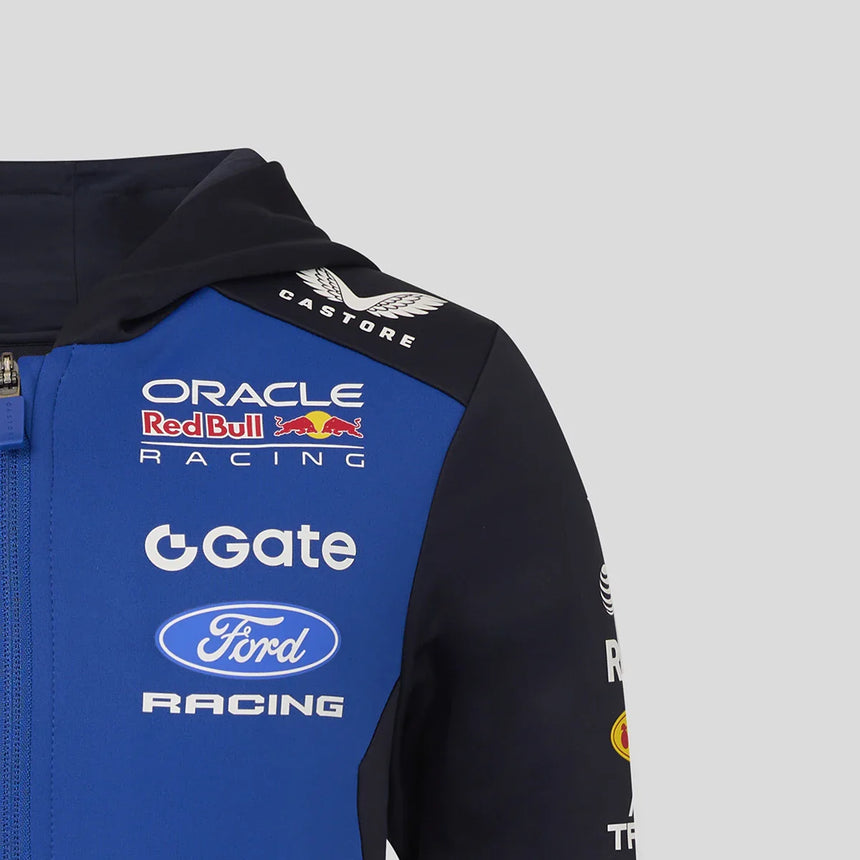 Hanorac Red Bull, echipă, cu fermoar complet, pentru copii, albastru