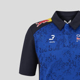 Red Bull polo, echipa, Max Verstappen, copii, albastru, 2026