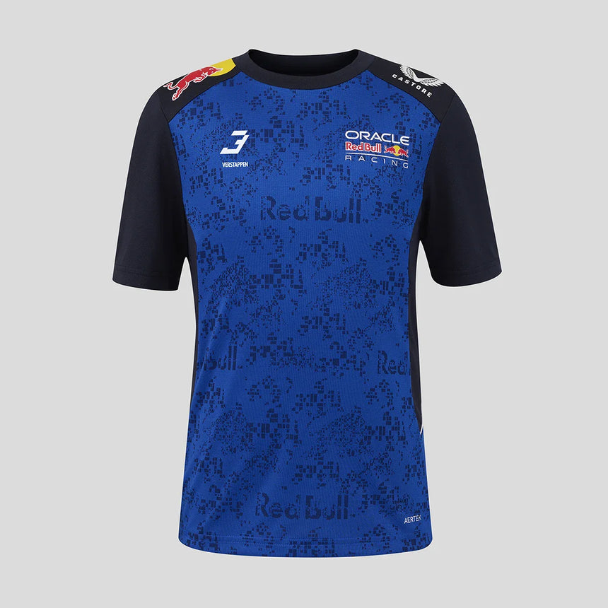 tricou Red Bull, echipa, Max Verstappen, pentru copii, albastru, 2026