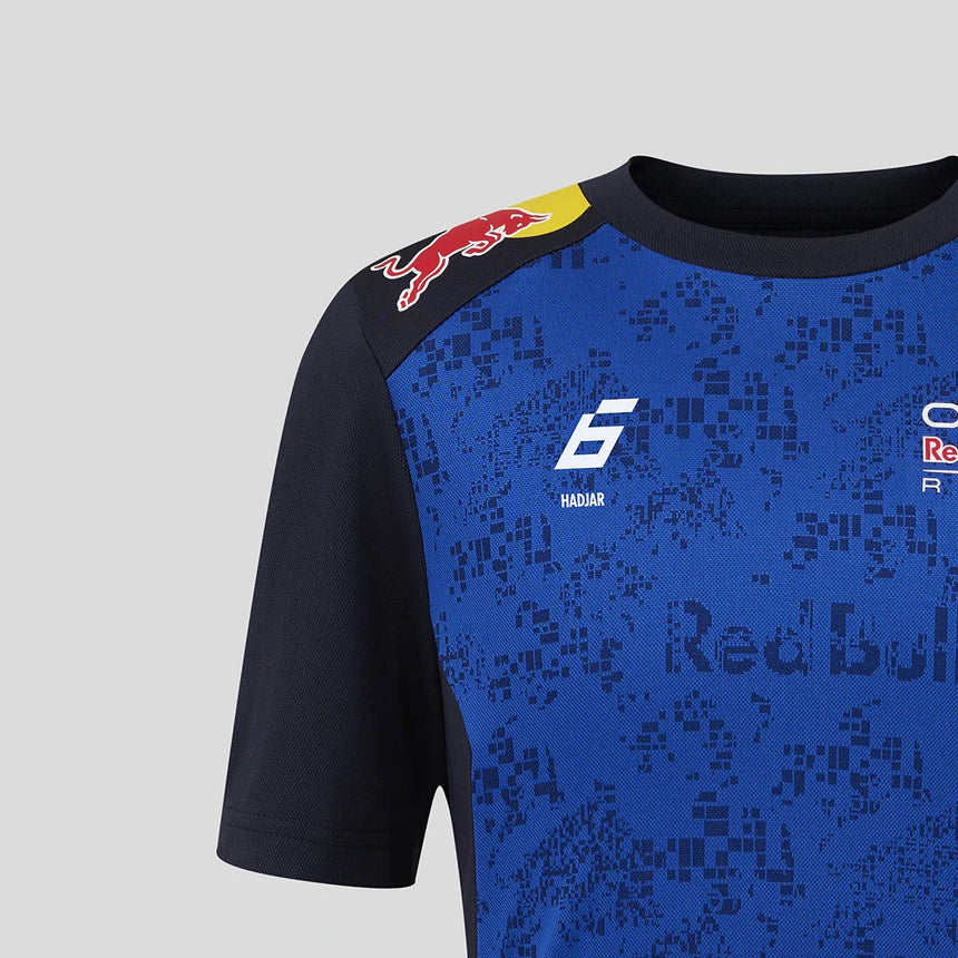 tricou Red Bull, echipa, Isack Hadjar, pentru copii, albastru, 2026