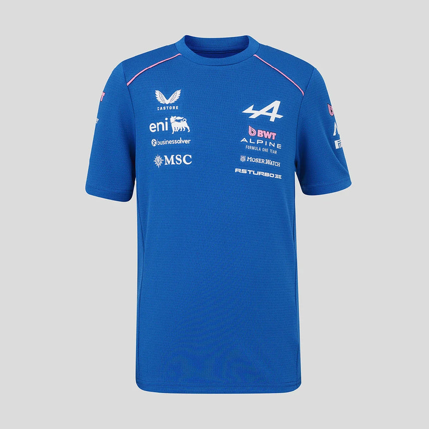 Tricou pentru copii Alpine F1 de echipă, albastru, 2026