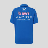 Tricou polo pentru copii Alpine F1 de echipă, albastru, 2026