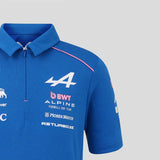 Tricou polo pentru copii Alpine F1 de echipă, albastru, 2026
