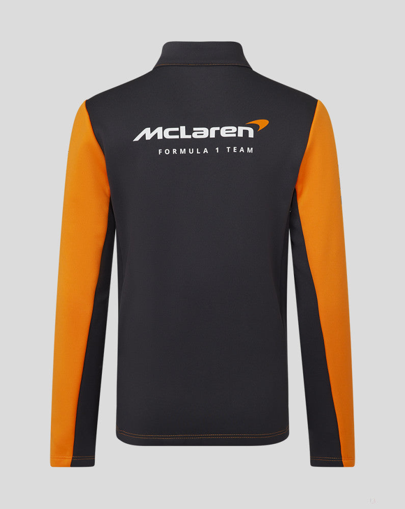 McLaren sweater, 1/4 Zip, team, kids, papaya, 2023 - FansBRANDS®