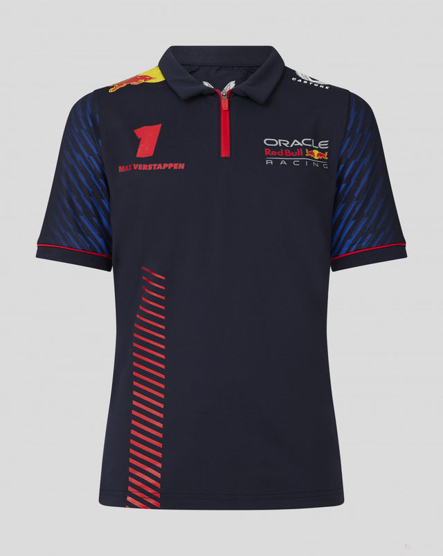 Red Bull Racing polo, Max Verstappen, kids, blue, 2023 - FansBRANDS®