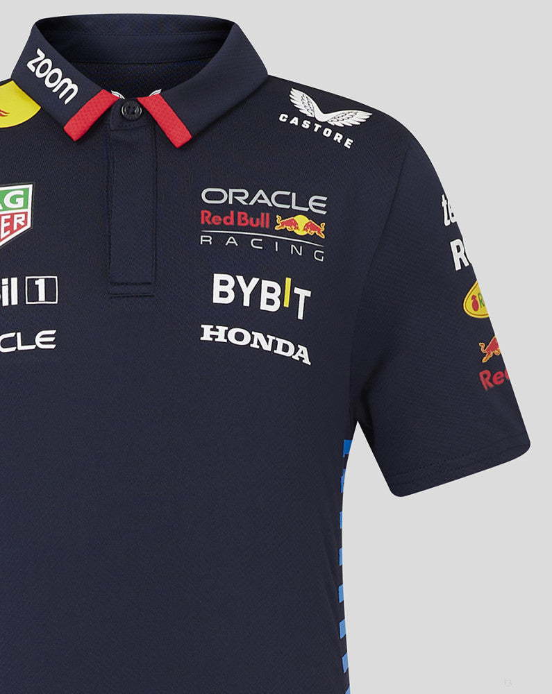 Red Bull cămasă, Castore, echipa, copil, albastru, 2024 - FansBRANDS®