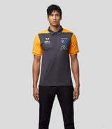 Tricou de Barbat cu Guler, McLaren Daniel Ricciardo Team, Gri, 2022 - FansBRANDS®