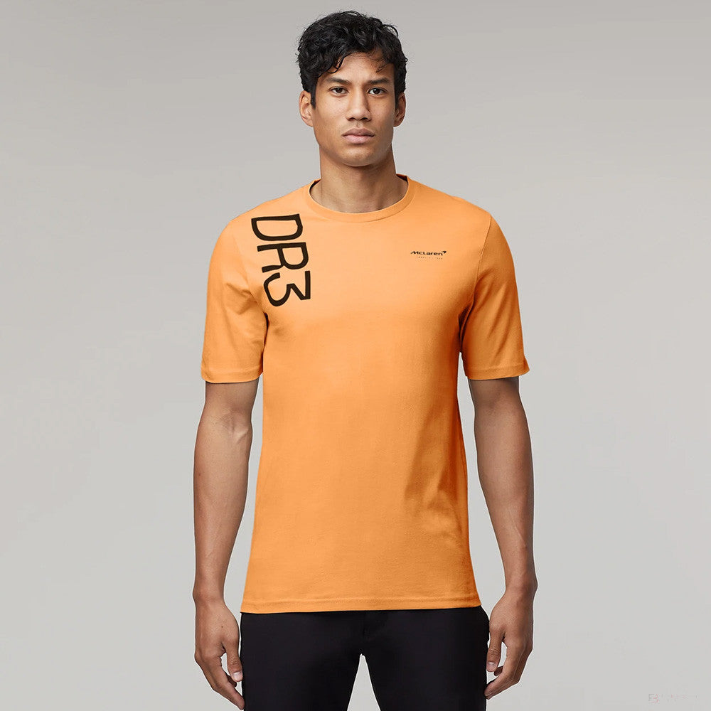 Tricou de Barbat, McLaren Daniel Ricciardo #3, Portocaliu, 2022 - FansBRANDS®