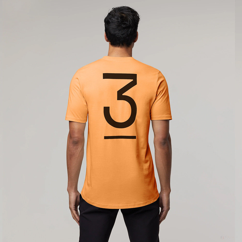 Tricou de Barbat, McLaren Daniel Ricciardo #3, Portocaliu, 2022 - FansBRANDS®