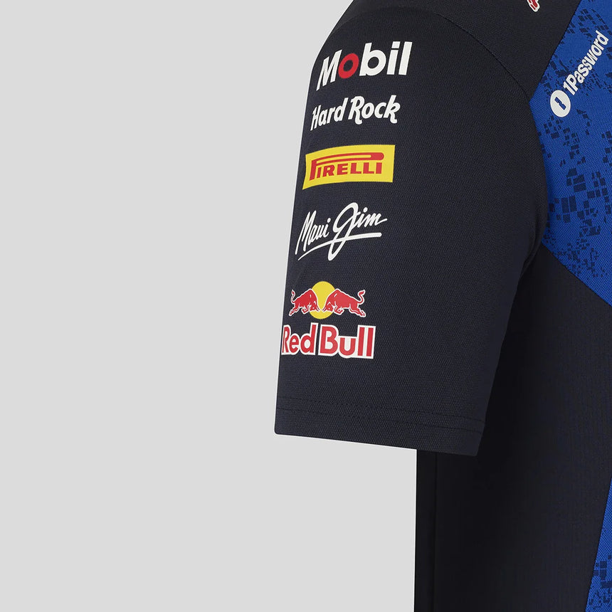 tricou Red Bull, echipă, albastru