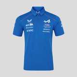 Tricou polo Alpine F1 de echipă, albastru, 2026