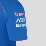 Tricou polo Alpine F1 de echipă, albastru, 2026
