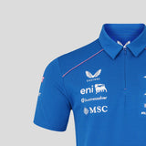 Tricou polo Alpine F1 de echipă, albastru, 2026