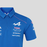 Tricou polo Alpine F1 de echipă, albastru, 2026