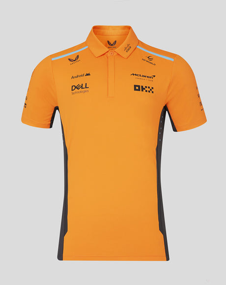 McLaren cămasă, Castore, echipa, portocale, 2024 - FansBRANDS®