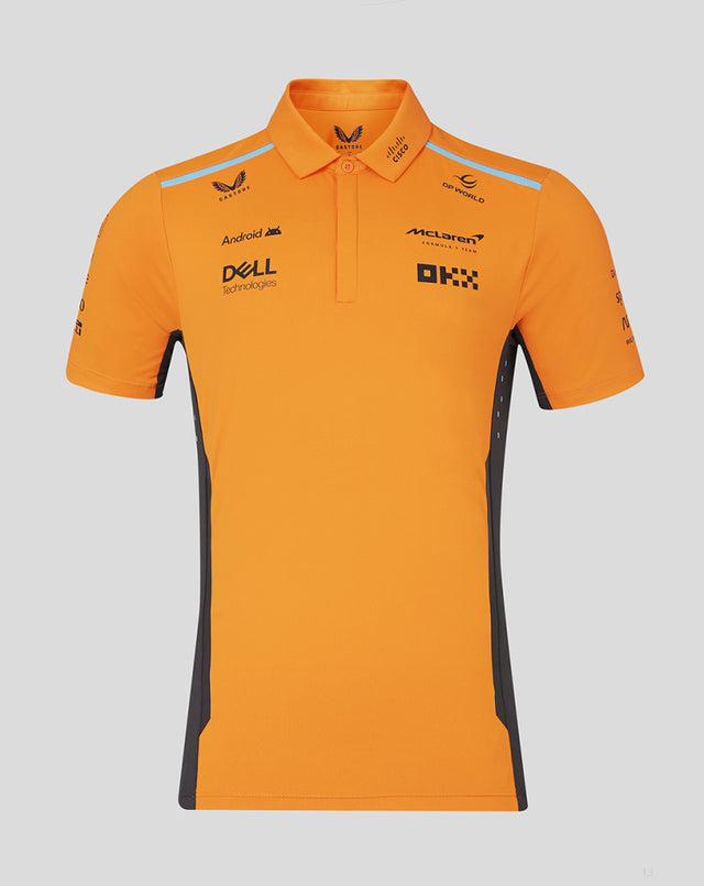 McLaren cămasă, Castore, echipa, portocale, 2024 - FansBRANDS®