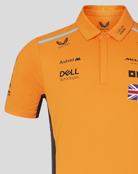 McLaren cămasă, Castore, Lando Norris, portocale - FansBRANDS®