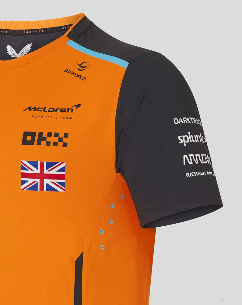 McLaren tricou, Castore, Lando Norris, portocale - FansBRANDS®