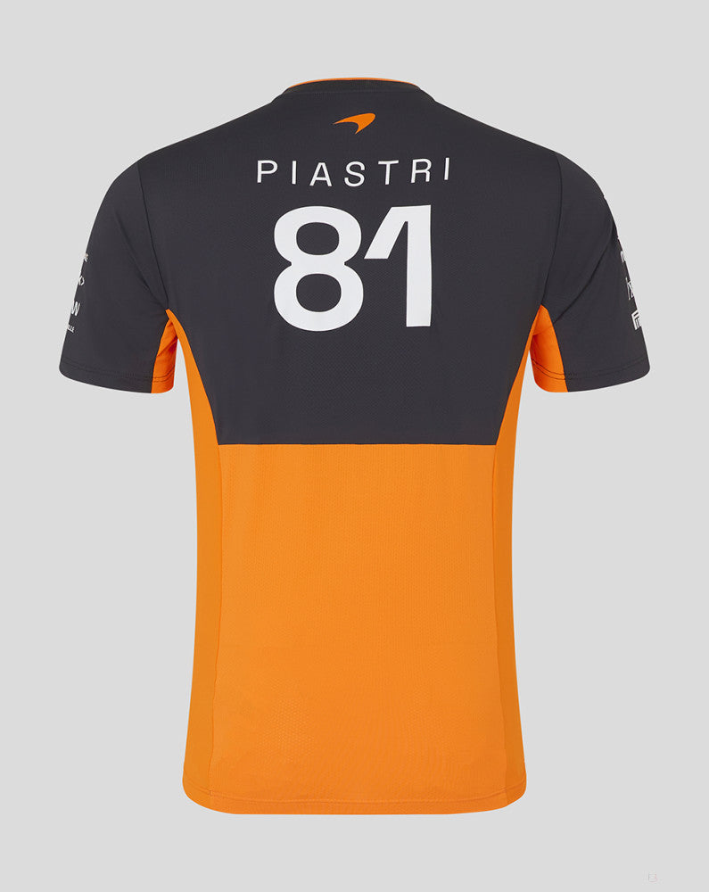 McLaren tricou, Castore, Oscar Piastri, portocale - FansBRANDS®