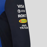 Hanorac Red Bull, echipă, cu fermoar la 1/4, albastru