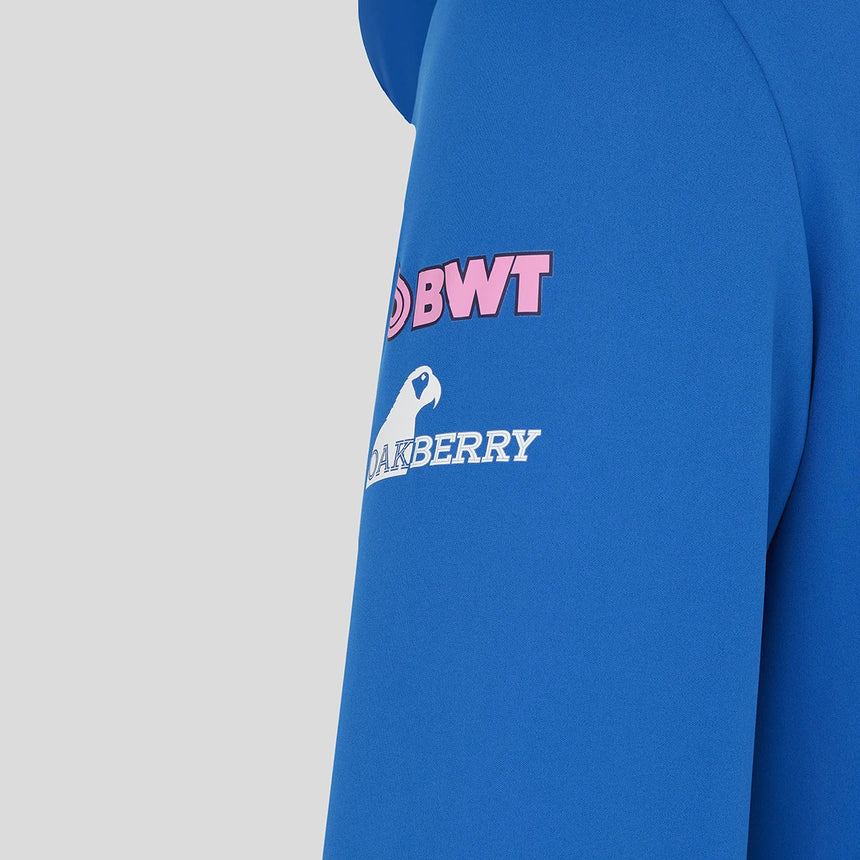 Hanorac cu glugă Alpine, echipă, albastru