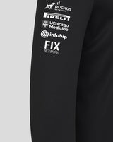 Hanorac Haas F1 cu fermoar la un sfert, echipa, negru