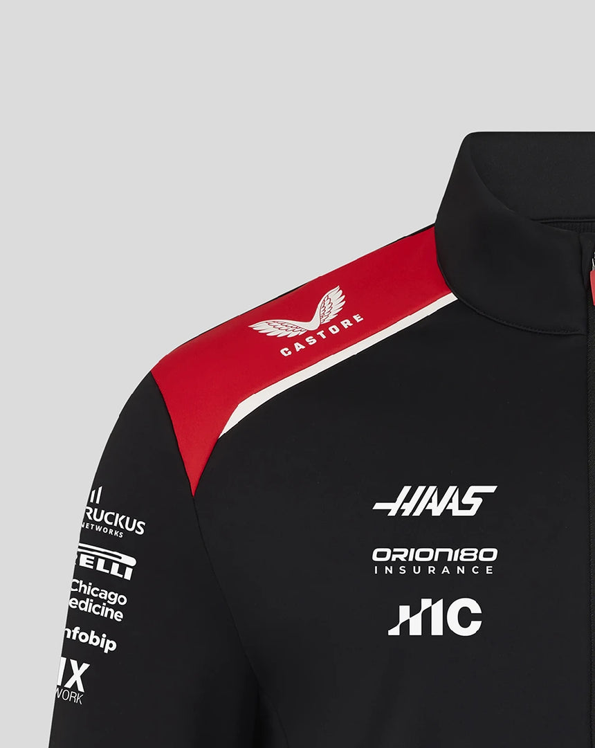 Haas F1 softshell jachetă, echipa, neagră