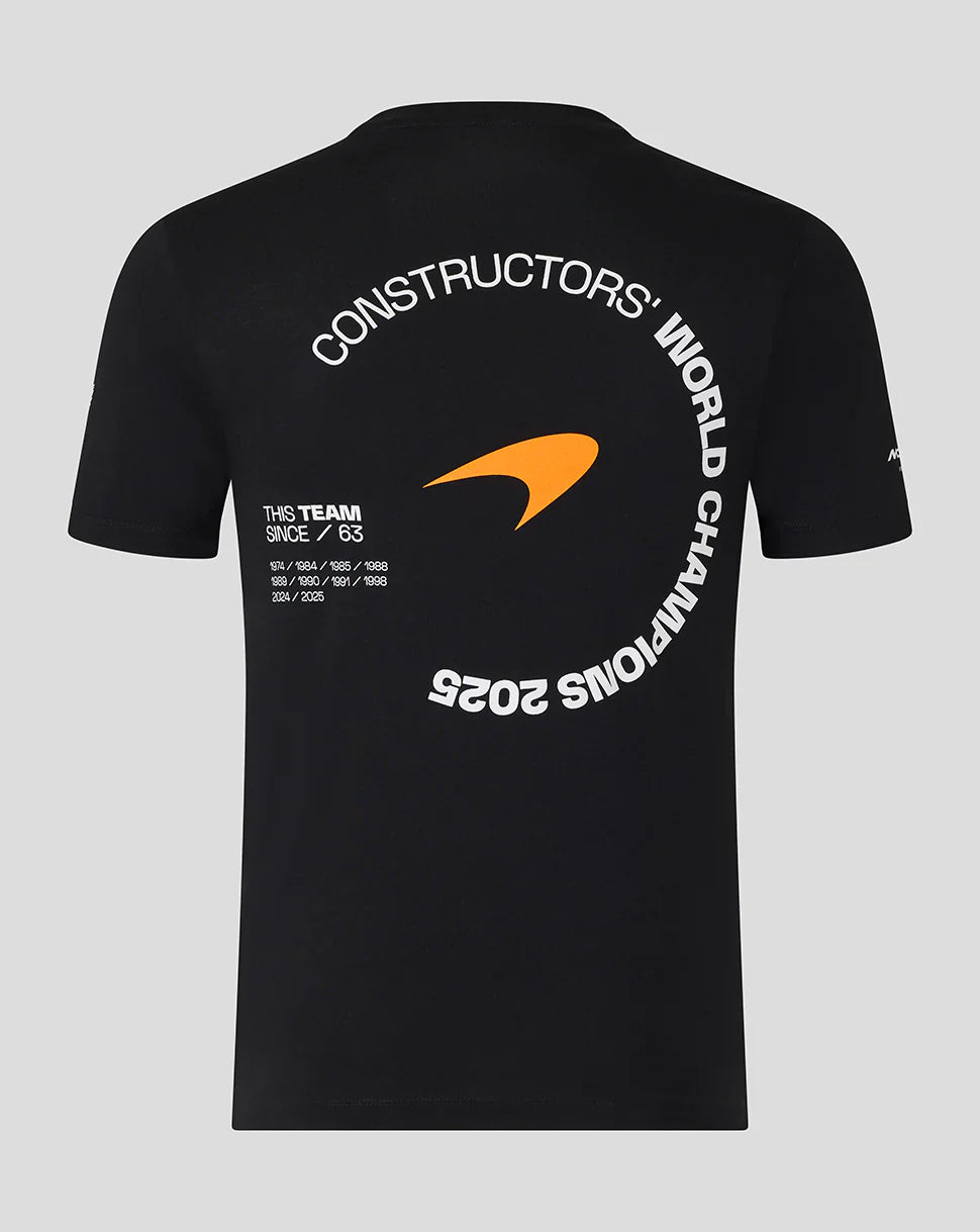 Tricou McLaren, Campionul Constructorilor, 2025, negru 🔥