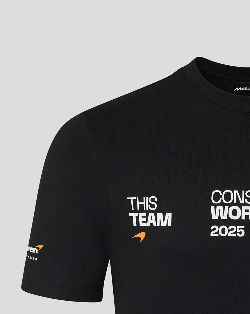 Tricou McLaren, Campionul Constructorilor, 2025, negru 🔥