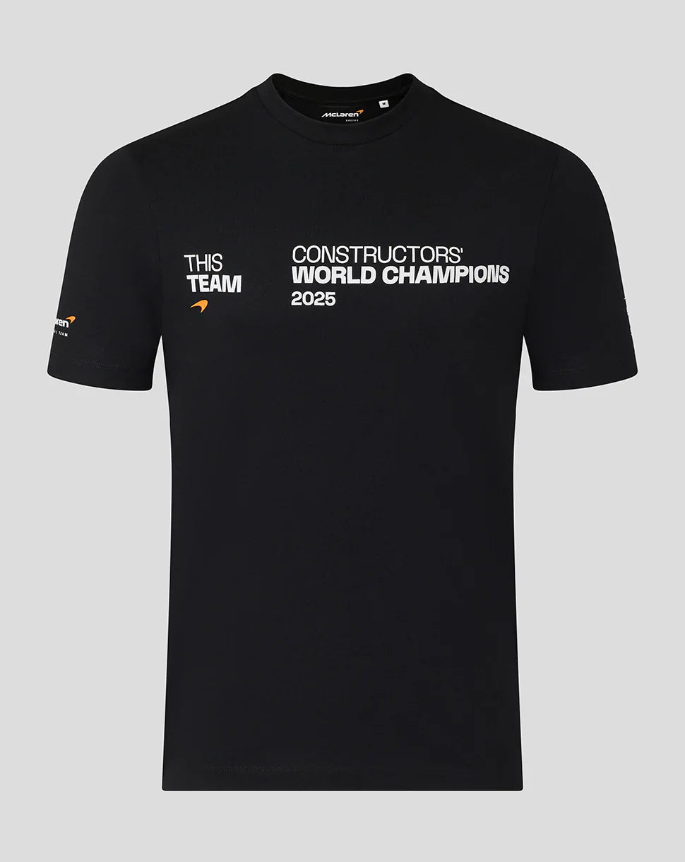 Tricou McLaren, Campionul Constructorilor, 2025, negru 🔥