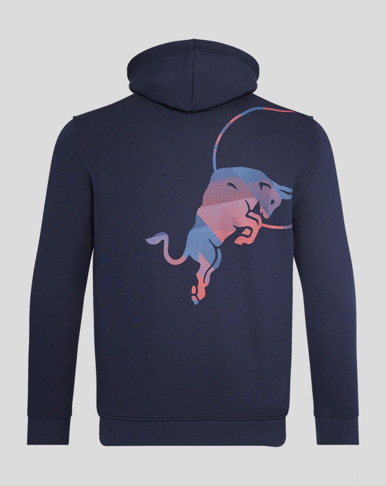 Red Bull Racing sweatshirt, hooded, RBR graphic, blue - FansBRANDS®