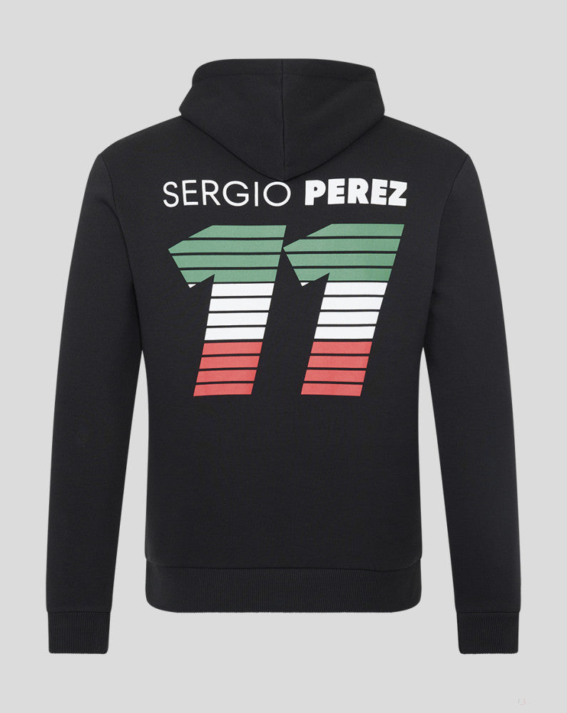 Red Bull Racing sweatshirt, hooded, Sergio Perez, OP1, black