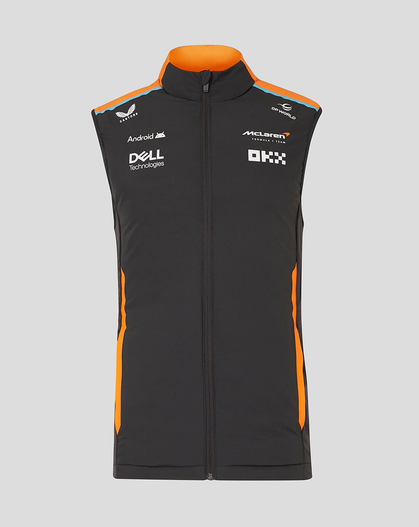 McLaren vest, Castore, team, Hybrid, grey, 2024