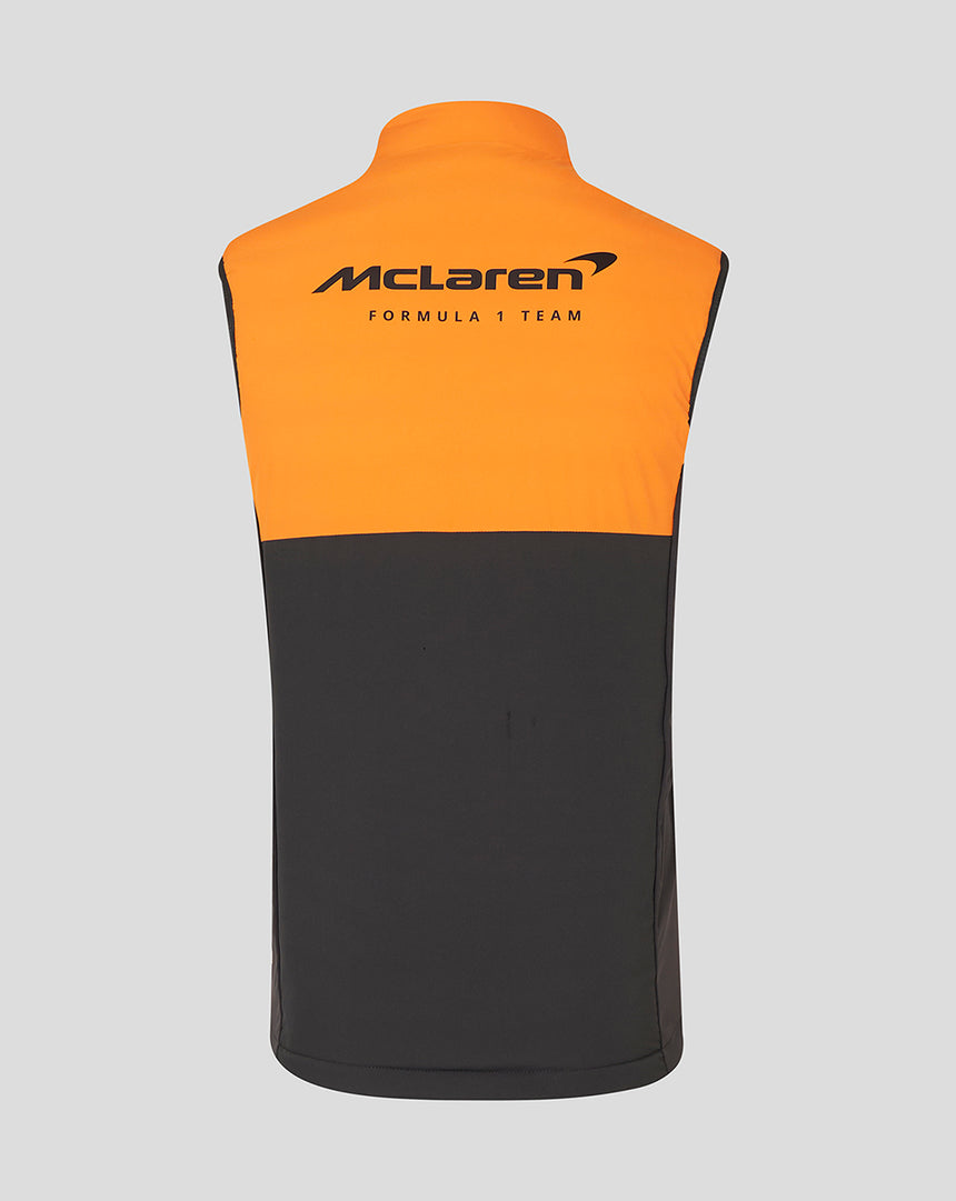 McLaren vest, Castore, team, Hybrid, grey, 2024