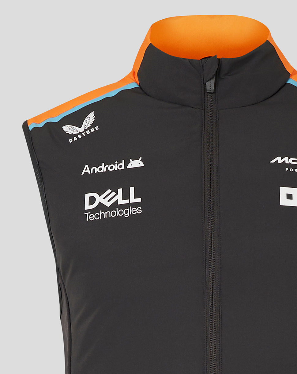 McLaren vest, Castore, team, Hybrid, grey, 2024