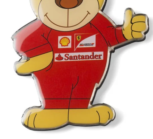 Fridge magnet, Ferrari Teddy, Unisex, Red, 2016