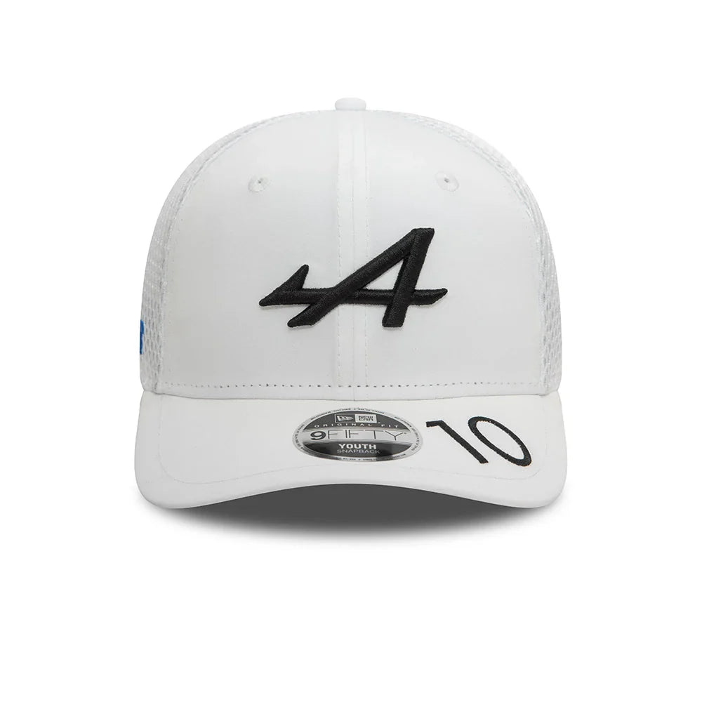 Șapcă alpină, NEW ERA, Pierre Gasly, 9FIFTY, Copii, alb, 2024