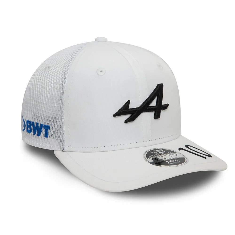 Șapcă alpină, NEW ERA, Pierre Gasly, 9FIFTY, Copii, alb, 2024