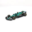 Aston Martin model auto, AMR25, bburago, #14 Fernando Alonso, verde