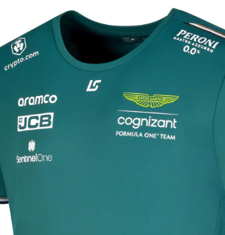 Aston Martin T-Shirt, Lance Stroll, Grün, 2023