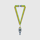 Ayrton Senna lanyard, albastru