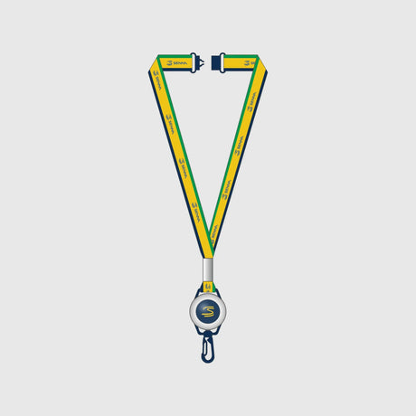 Ayrton Senna lanyard, albastru