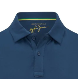 Ayrton Senna 2022 Herren-T-Shirt mit „Race“-Kragen