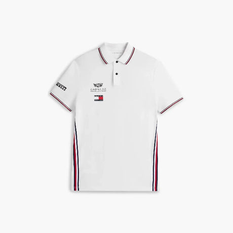 Cadillac F1 polo, echipă, Tommy Hilfiger, alb, 2026