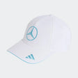 Căciulă Mercedes, echipă, adidas, George Russell, albă