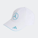 Căciulă Mercedes, echipă, adidas, George Russell, albă