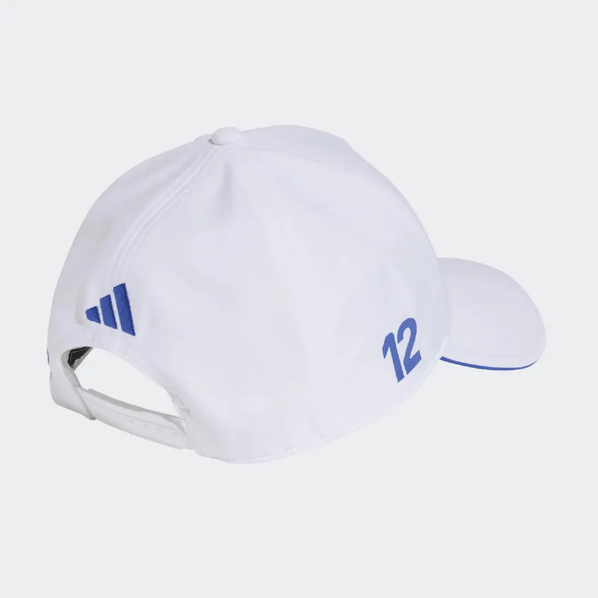 Căciulă Mercedes, echipă, adidas, Kimi Antonelli, albă