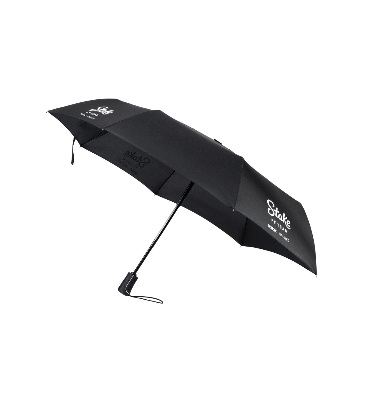 Umbrelă compactă Kick Sauber, CODE ZERO, marca Stake Branded, negru